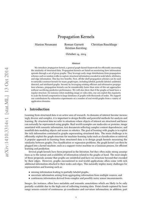 Main figure for Propagation Kernels