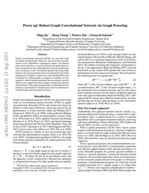 Main figure for Power up! Robust Graph Convolutional Network via Graph Powering