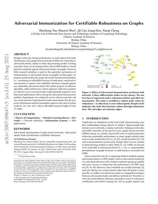 Main figure for Adversarial Immunization for Certifiable Robustness on Graphs