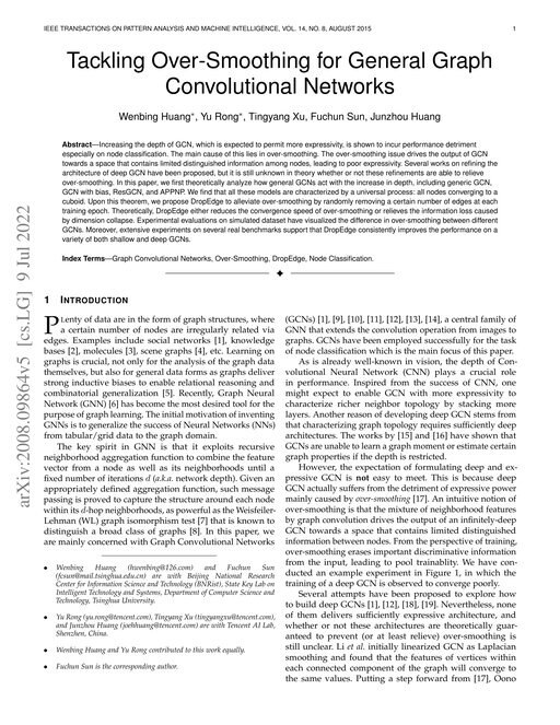 Main figure for Tackling Over-Smoothing for General Graph Convolutional Networks