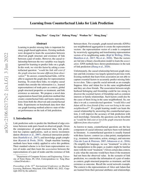 Main figure for Learning from Counterfactual Links for Link Prediction
