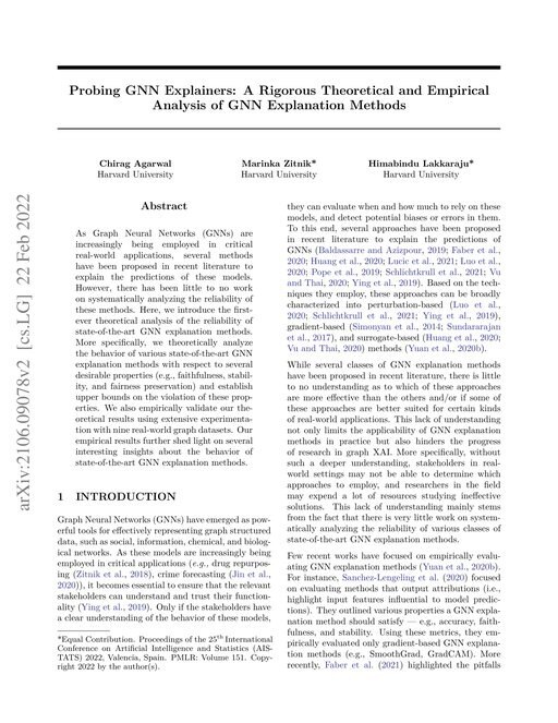 Main figure for Probing GNN Explainers: A Rigorous Theoretical and Empirical Analysis of GNN Explanation Methods