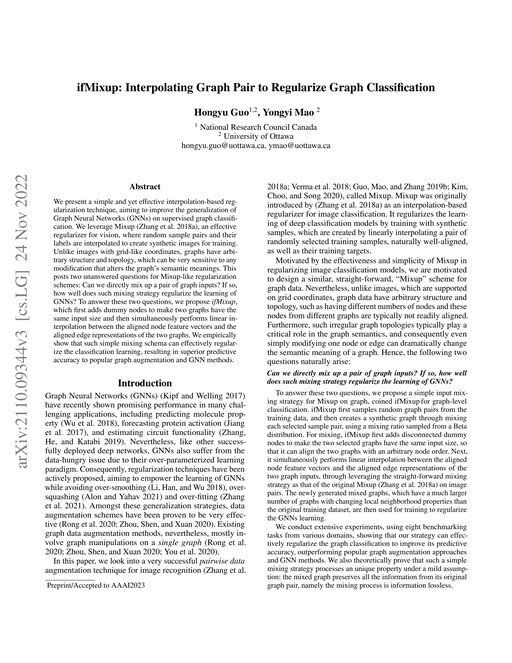 Main figure for ifMixup: Interpolating Graph Pair to Regularize Graph Classification