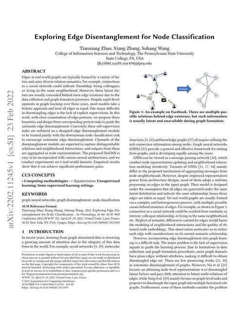 Main figure for Exploring Edge Disentanglement for Node Classification