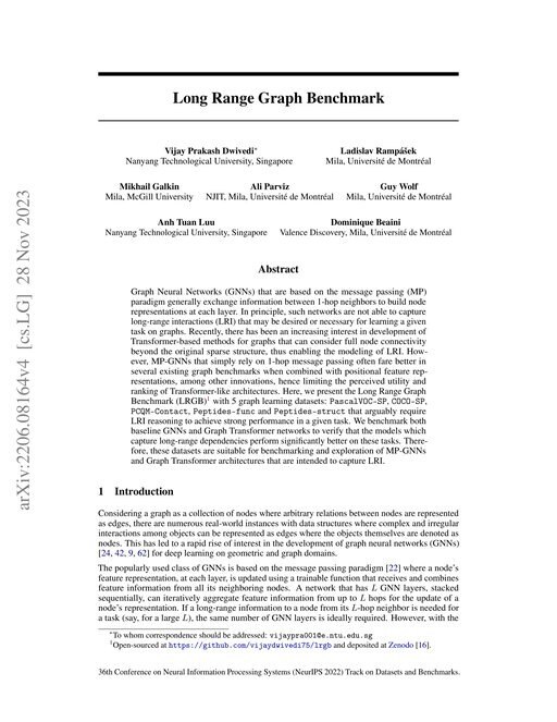 Main figure for LRGB