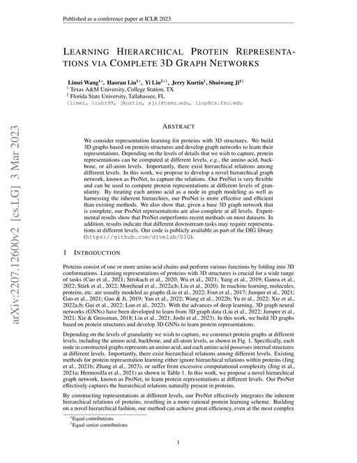 Main figure for Learning Hierarchical Protein Representations via Complete 3D Graph Networks