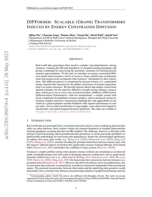 Main figure for Discovering Data Geometry: Energy-Driven Neural Diffusion