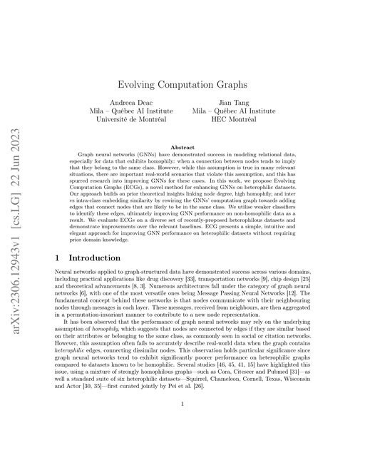 Main figure for Evolving Computation Graphs