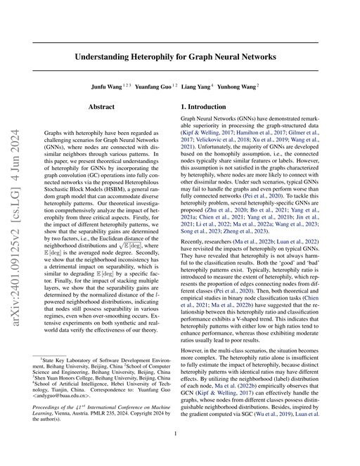 Main figure for Understanding Heterophily for Graph Neural Networks