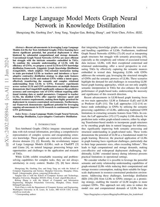Main figure for Large Language Model Meets Graph Neural Network in Knowledge Distillation
