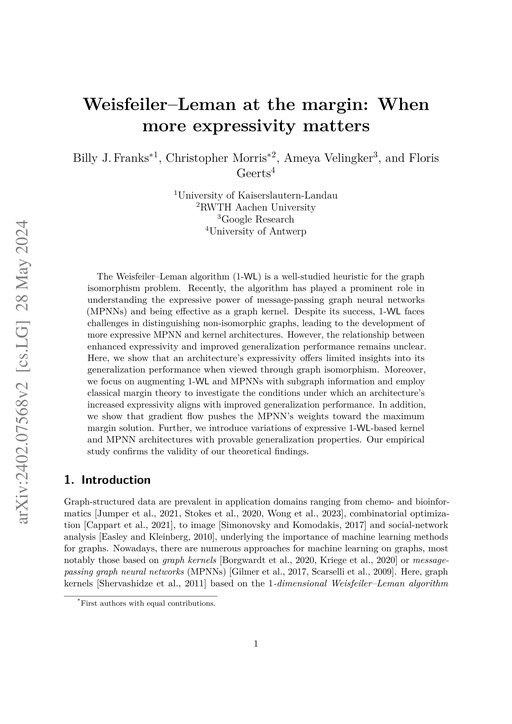 Main figure for --Leman at the margin: When more expressivity matters
