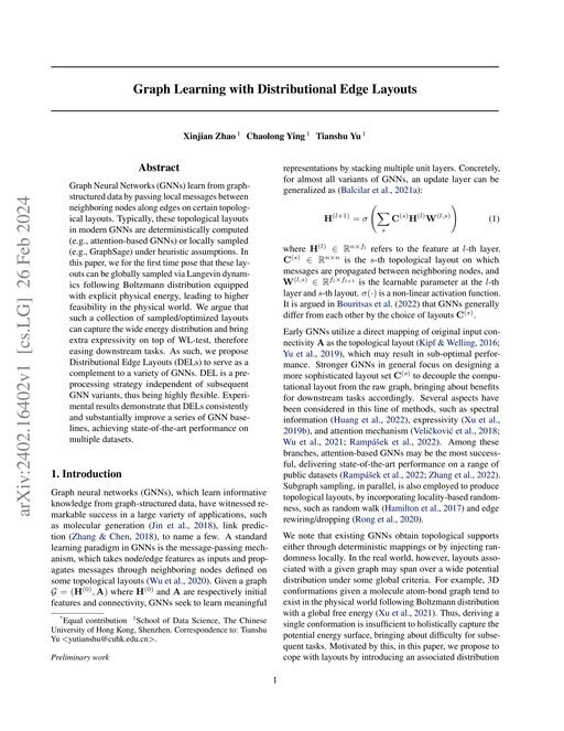 Main figure for Graph Learning with Distributional Edge Layouts