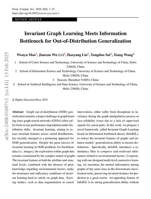Main figure for Invariant Graph Learning Meets Information Bottleneck for Out-of-Distribution Generalization