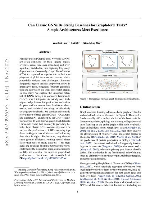 Main figure for Can Classic GNNs Be Strong Baselines for Graph-level Tasks? Simple Architectures Meet Excellence