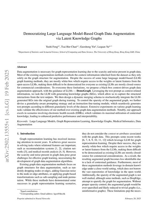 Main figure for Democratizing Large Language Model-Based Graph Data Augmentation via Latent Knowledge Graphs