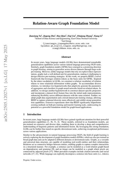 Main figure for Relation-Aware Graph Foundation Model