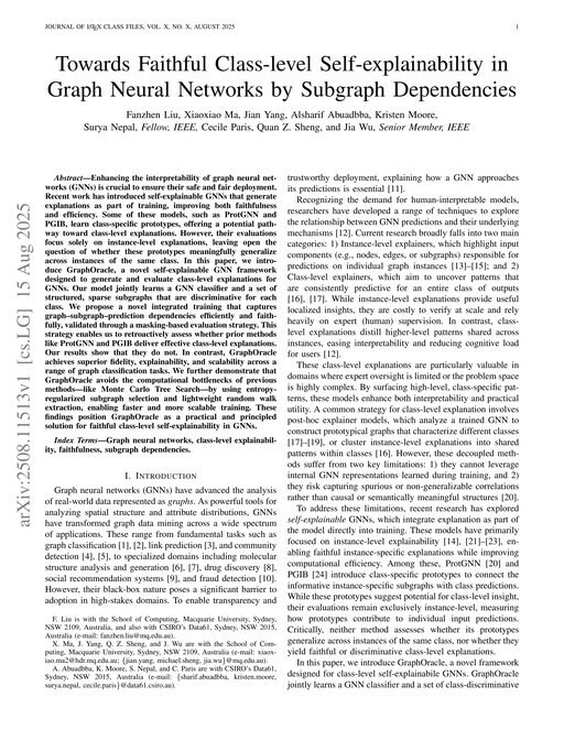 Main figure for Towards Faithful Class-level Self-explainability in Graph Neural Networks by Subgraph Dependencies