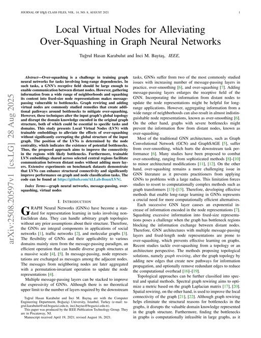Main figure for Local Virtual Nodes for Alleviating Over-Squashing in Graph Neural Networks