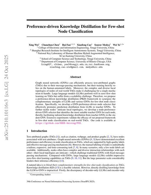 Main figure for Preference-driven Knowledge Distillation for Few-shot Node Classification