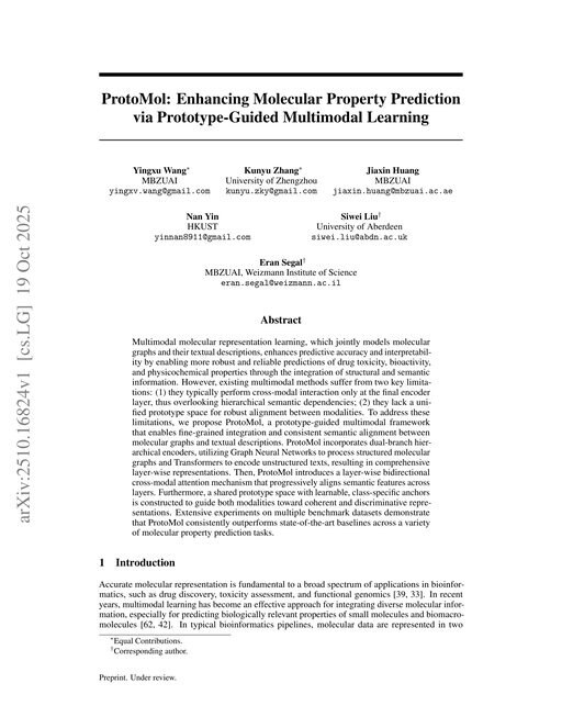 Main figure for ProtoMol: Enhancing Molecular Property Prediction via Prototype-Guided Multimodal Learning