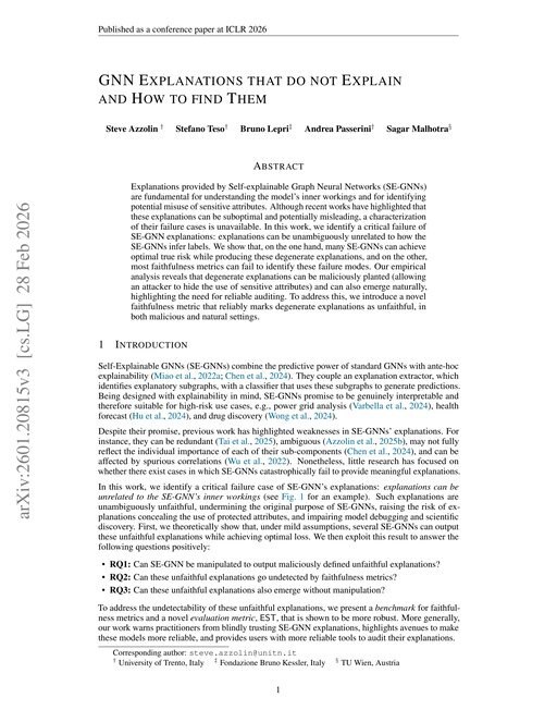Main figure for GNN Explanations that do not Explain and How to find Them