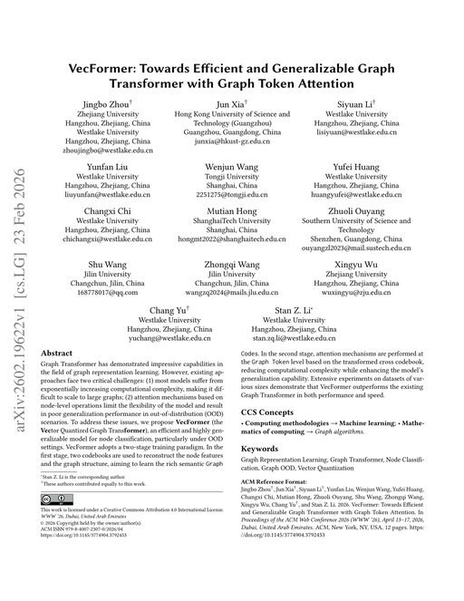 Main figure for VecFormer: Towards Efficient and Generalizable Graph Transformer with Graph Token Attention
